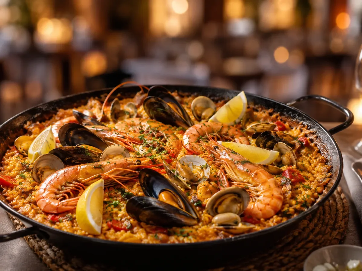 Arroz marinero con marisco